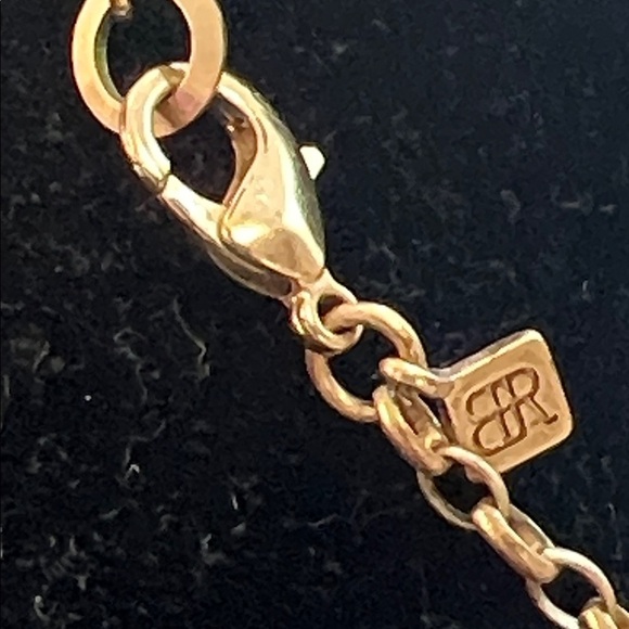 Banana Republic Gold Floral Pendant Necklace - Picture 2 of 3